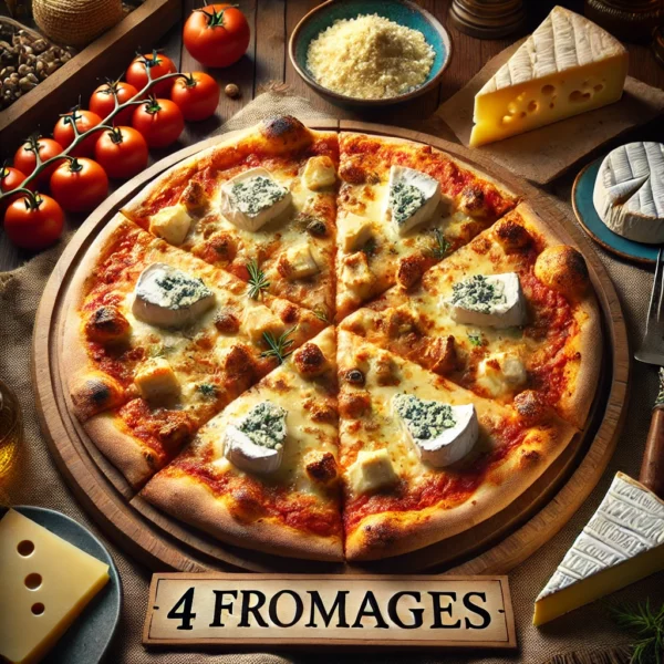 PIZZA 4 FROMAGES MEGA